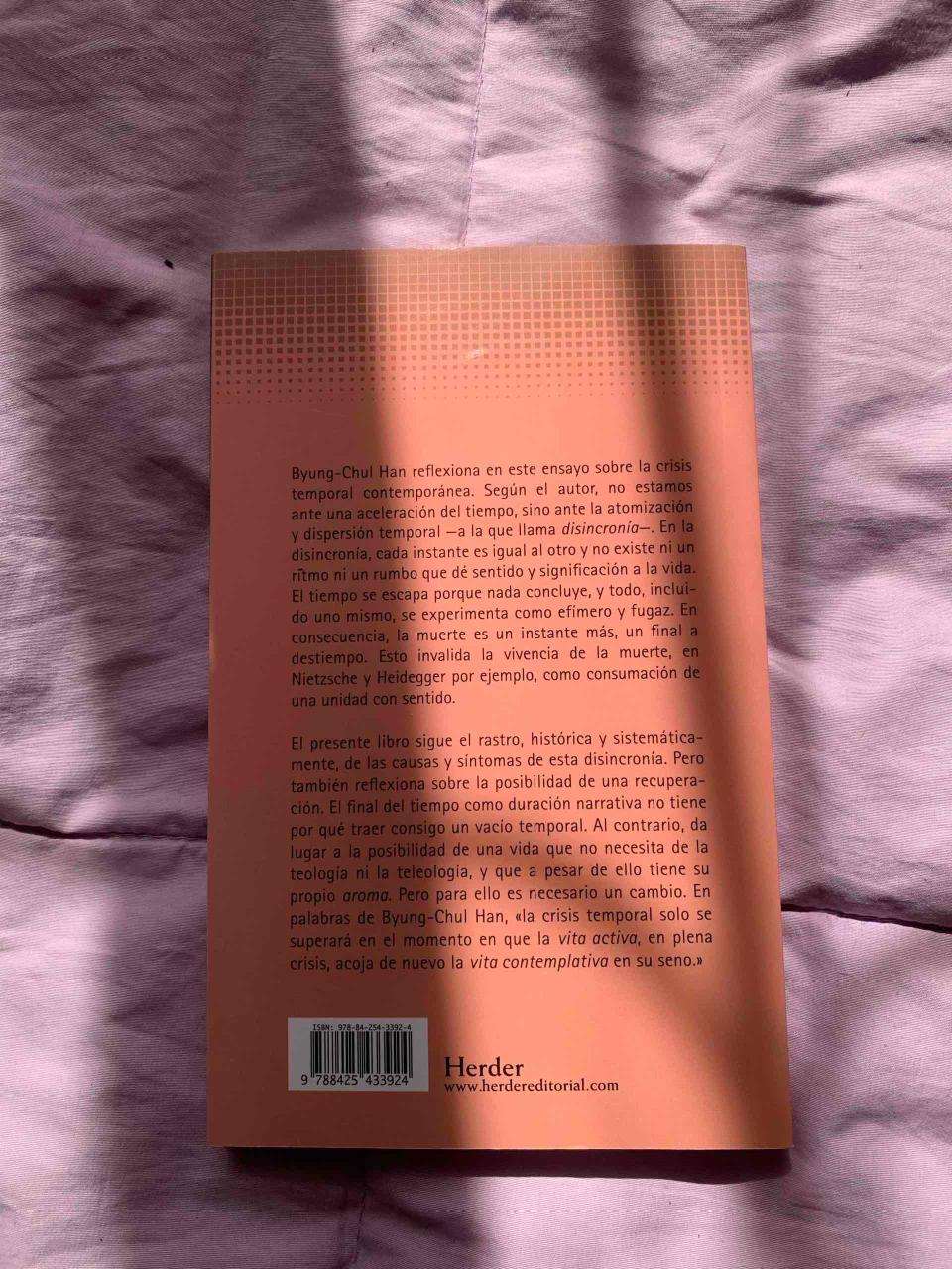 Libro 'El aroma del tiempo' Byung-Chul Han - miniatura 2