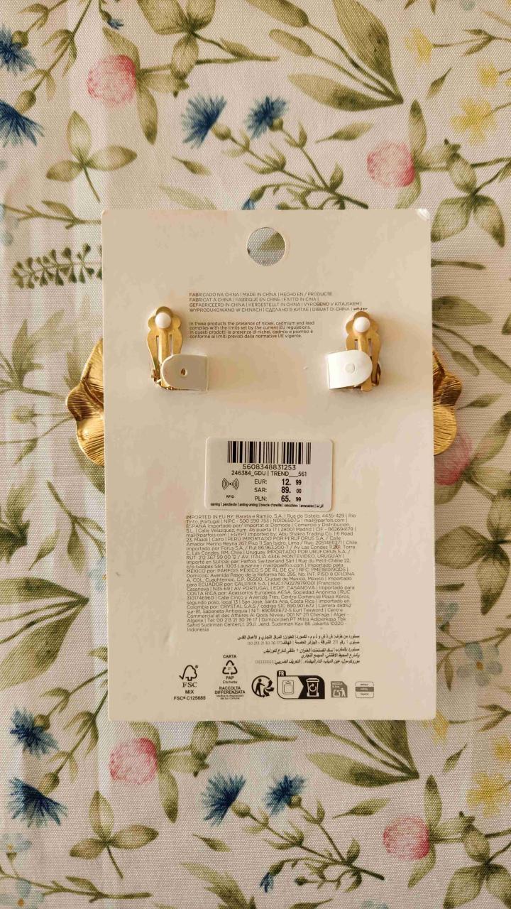 Aros de clip dorados Parfois - miniatura 3