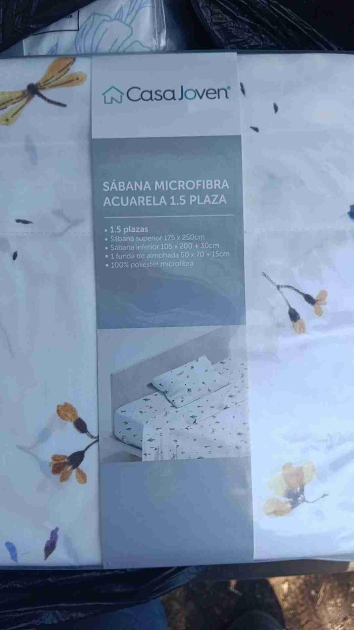 Sábanas microfibra 1.5 plaza CasaJoven