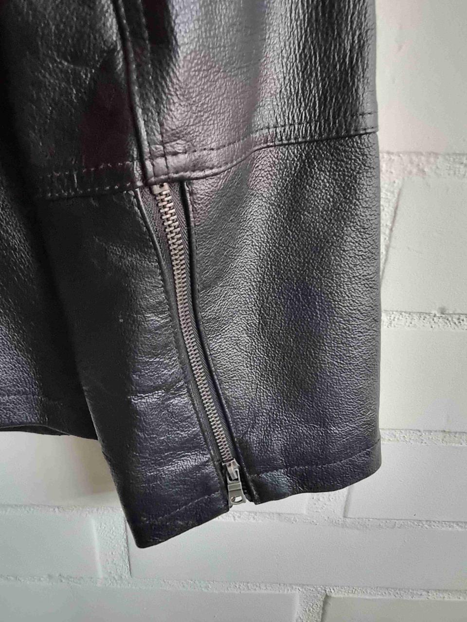Chaqueta de cuero negra Todopiel - miniatura 4