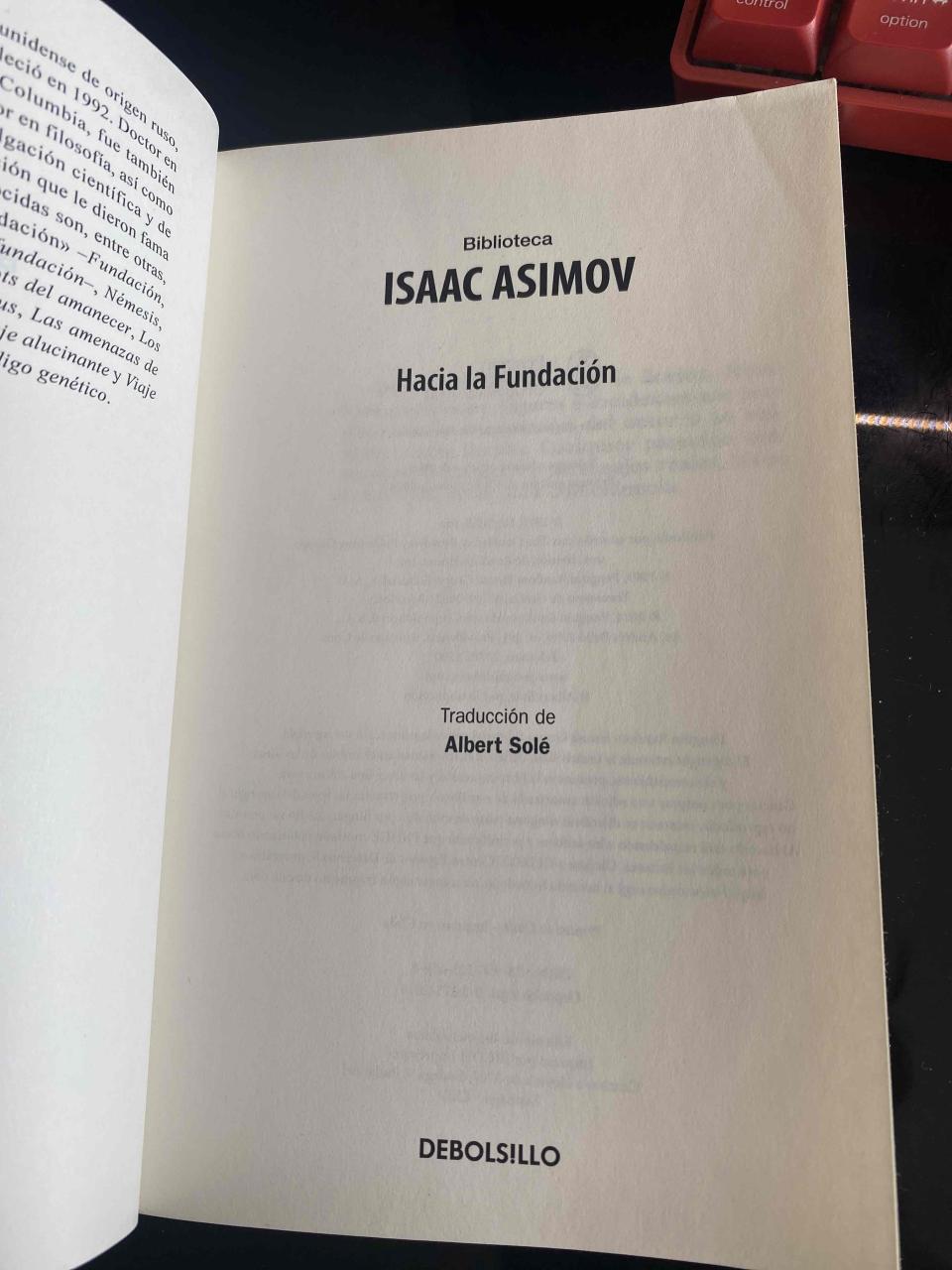 Libro Asimov: Hacia la Fundación - miniatura 2