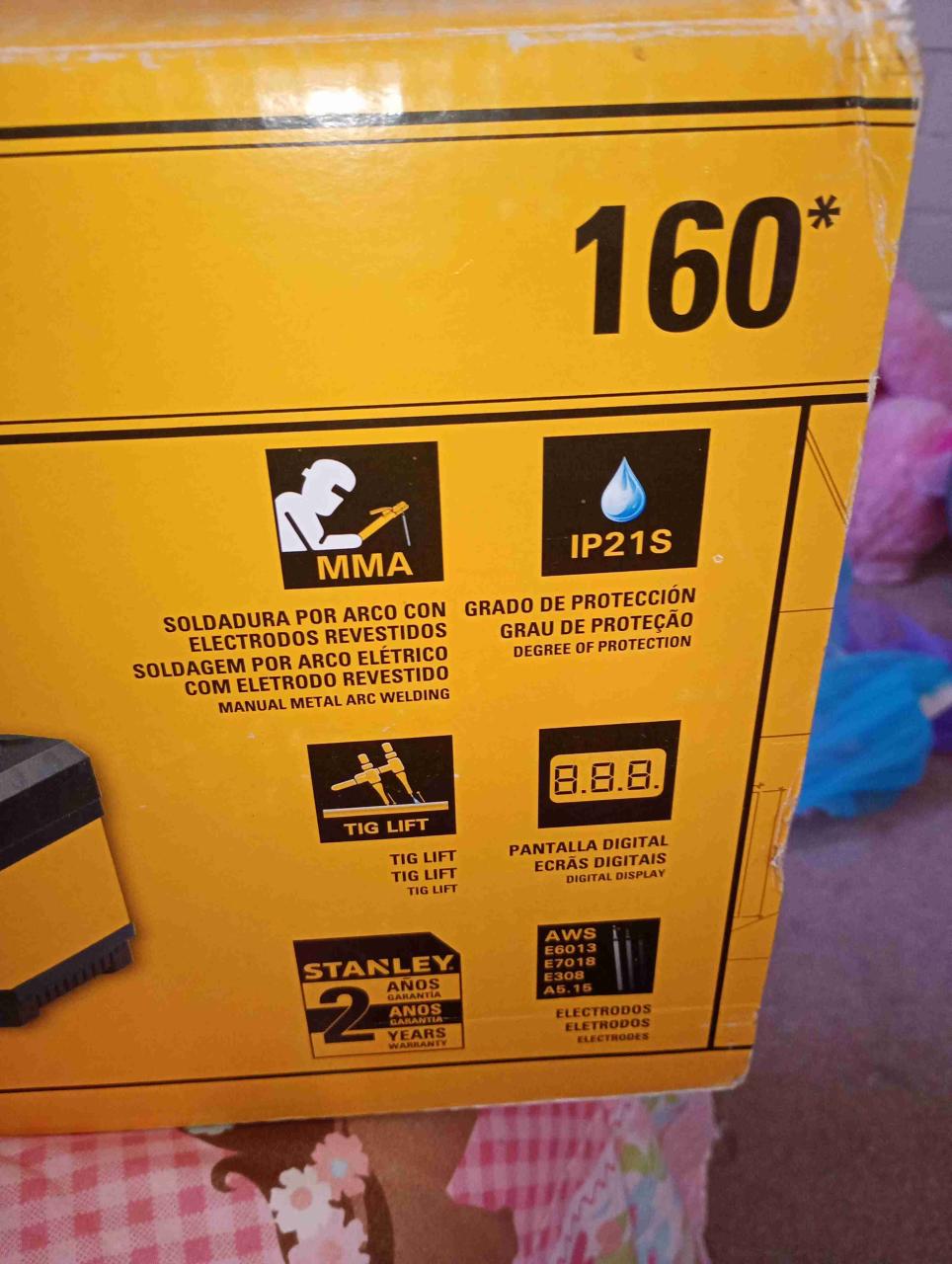 Soldadora inverter Stanley SUPER180 - miniatura 2