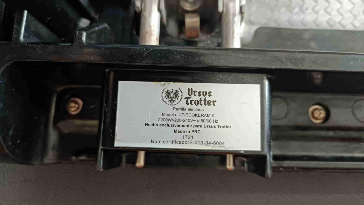 Parrilla eléctrica de cocina Ursus Trotter - miniatura 3