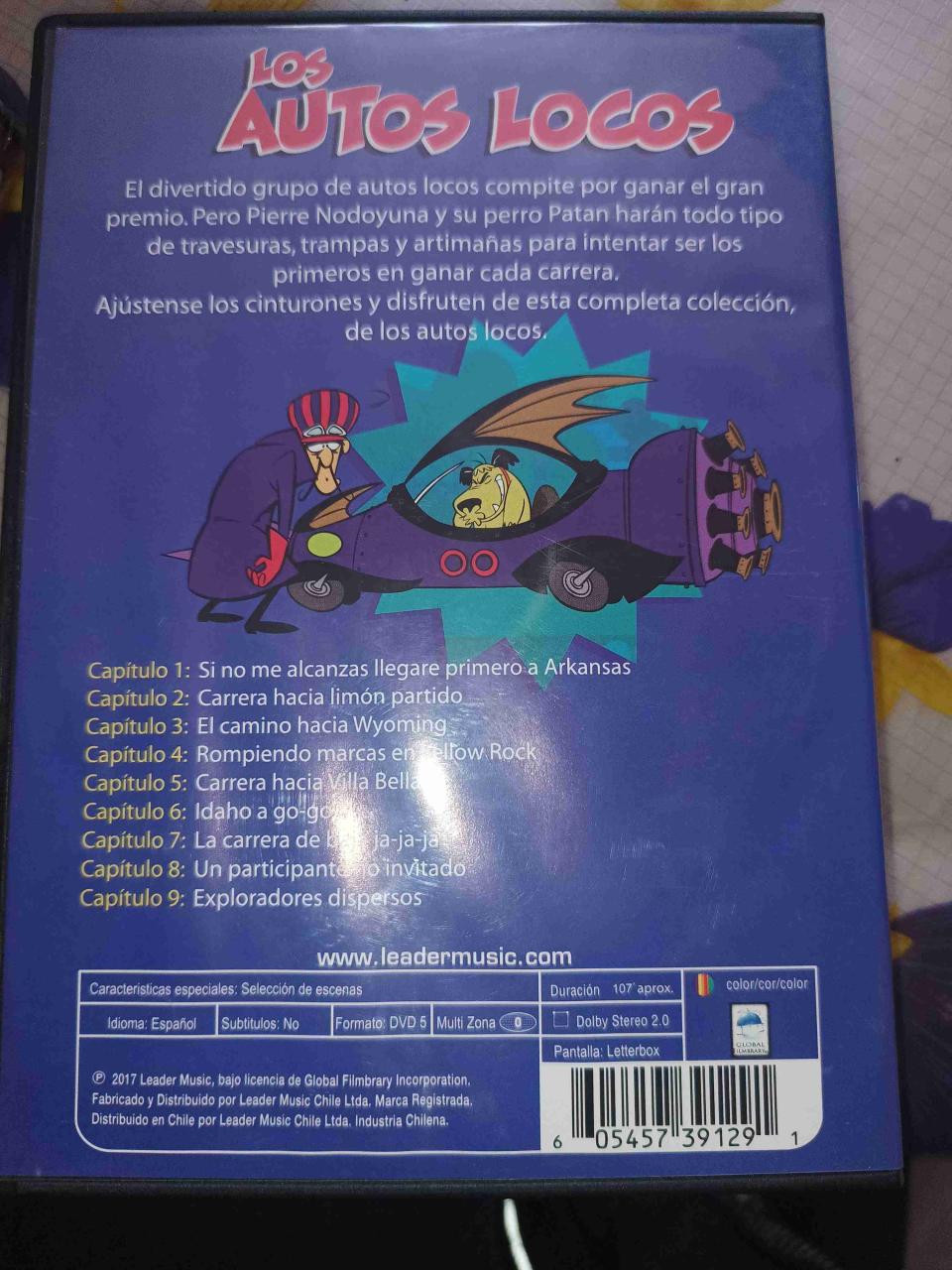 DVD Los Autos Locos - miniatura 3