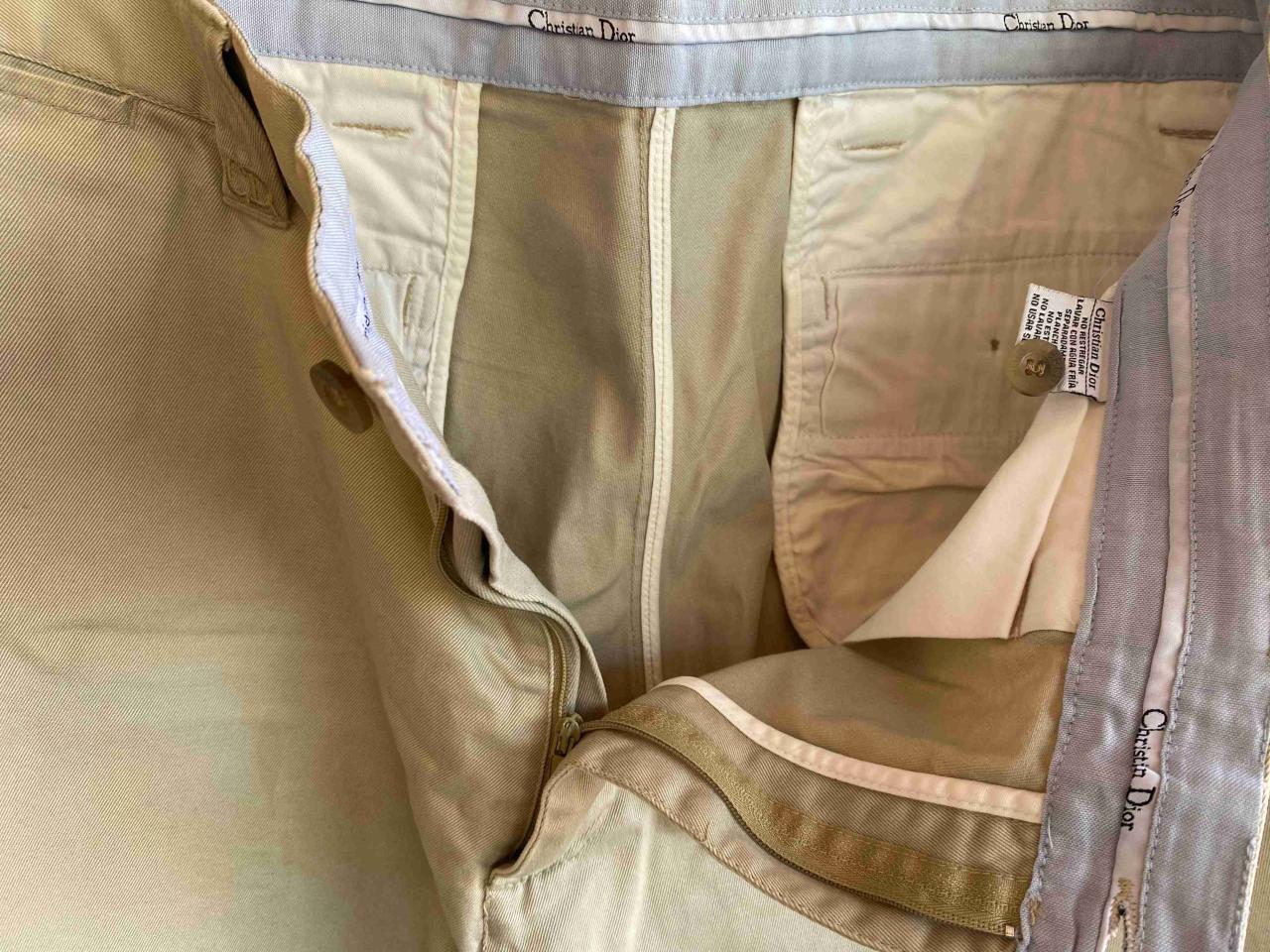 Pantalones Dior beige casuales - miniatura 2