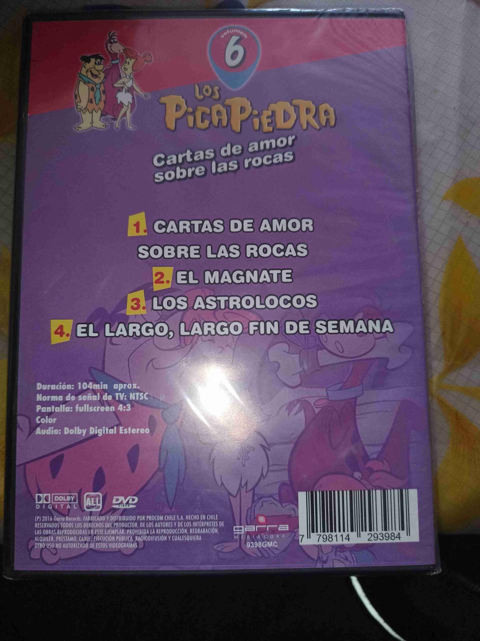 DVD Los Picapiedra Volumen 6 - miniatura 2