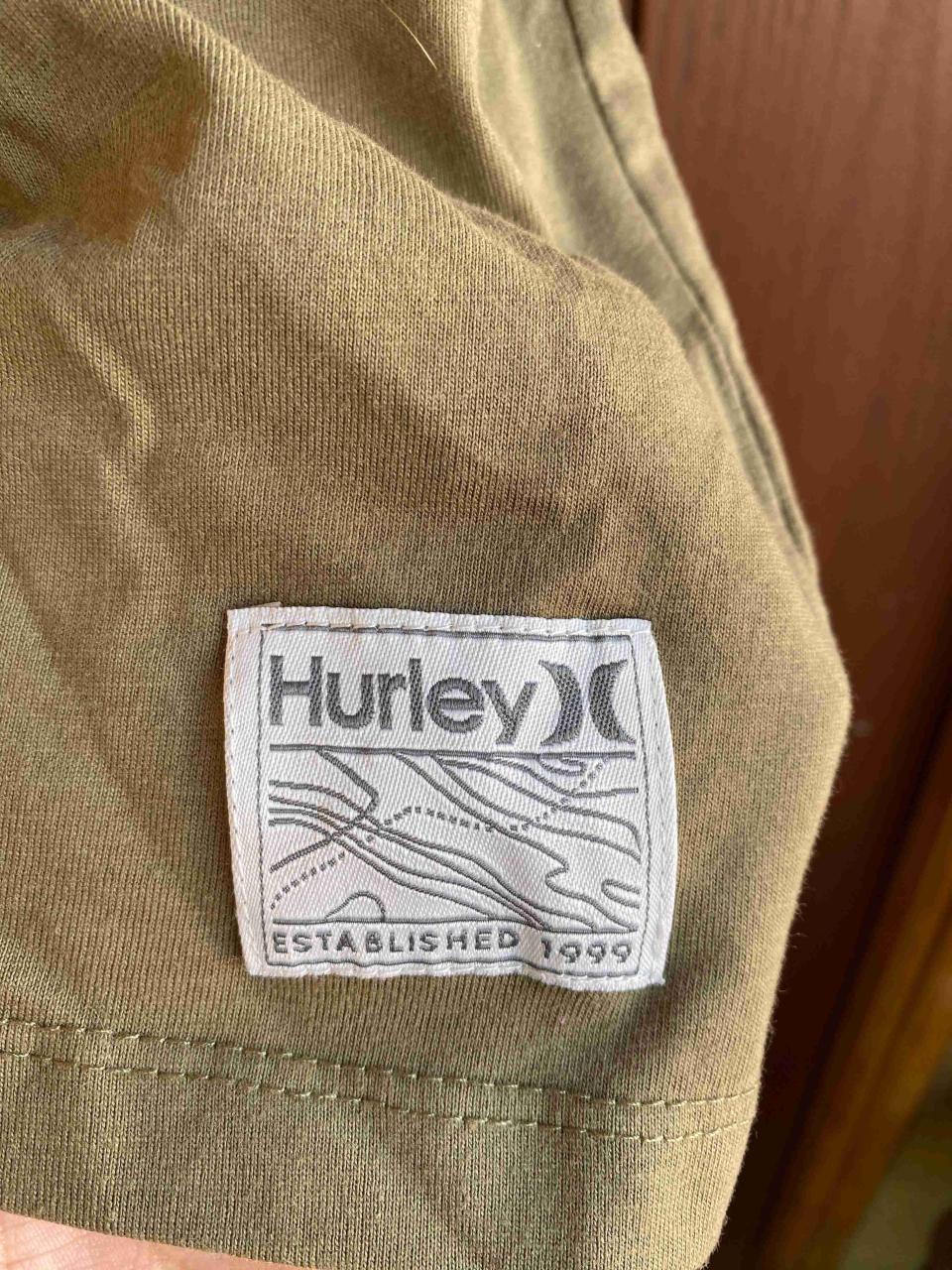 Polera Hurley verde oliva - miniatura 3