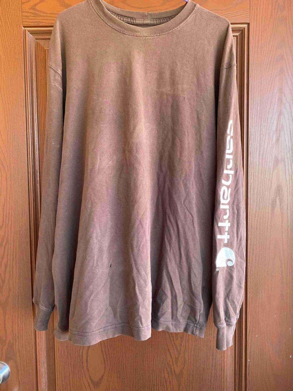 Polera marrón Carhartt manga larga - miniatura 1