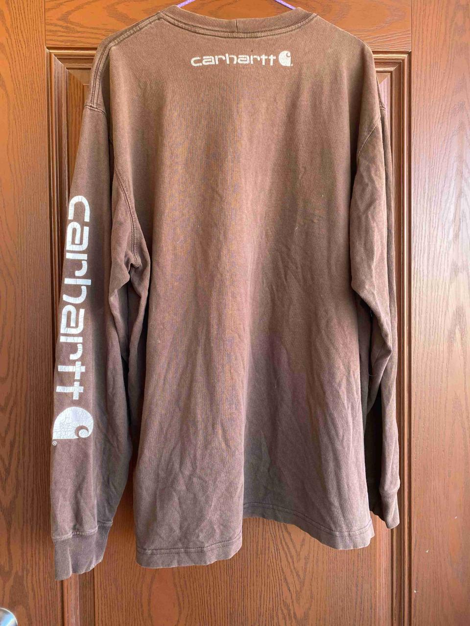 Polera marrón Carhartt manga larga - miniatura 4
