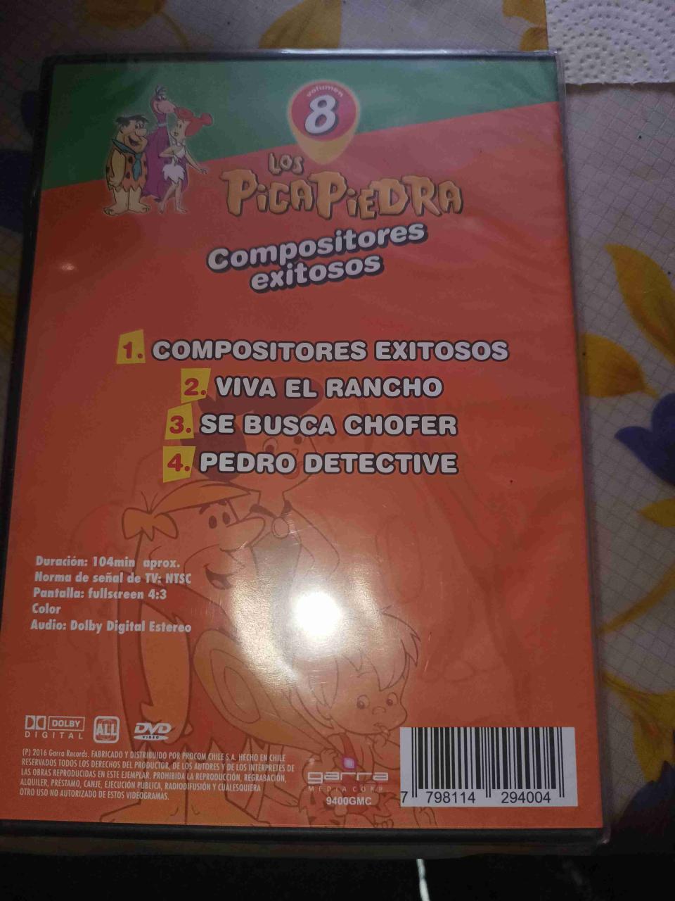 DVD Los Picapiedra Volumen 8 - miniatura 2