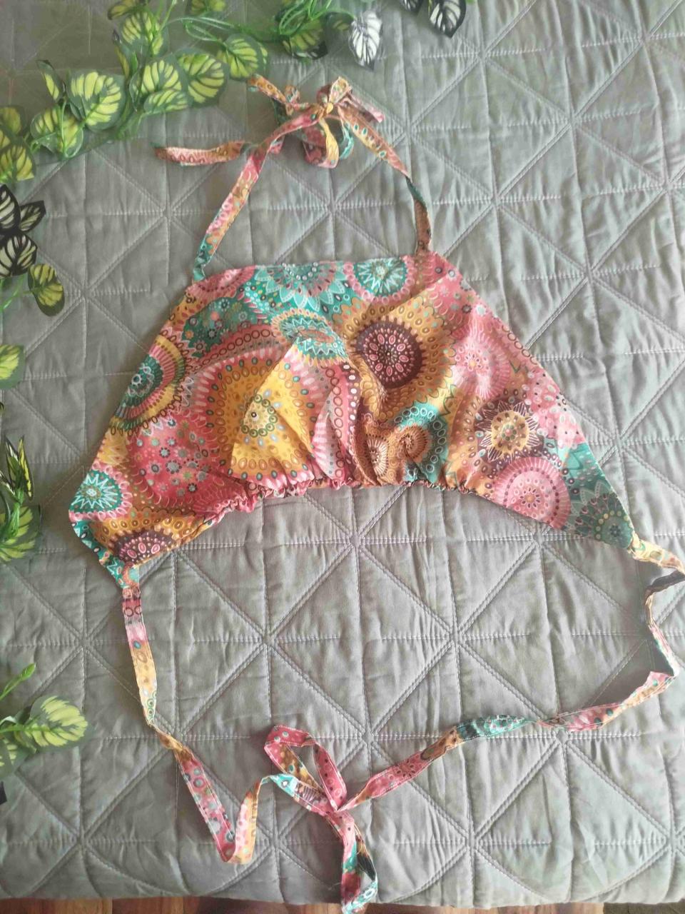 Bikini top multicolor bohemio - miniatura 1