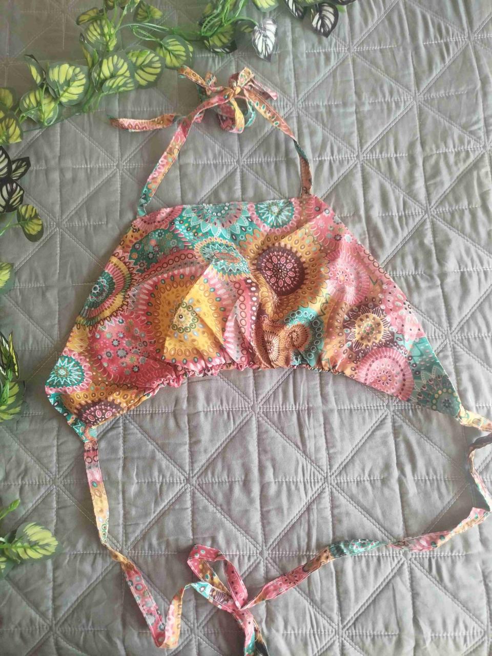 Bikini top multicolor bohemio - miniatura 2