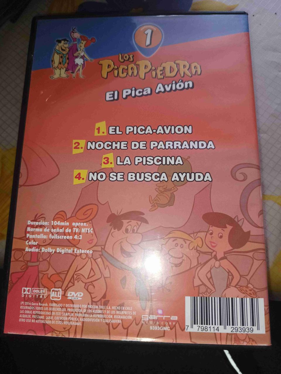 DVD Los Picapiedra Volumen 1 - miniatura 3