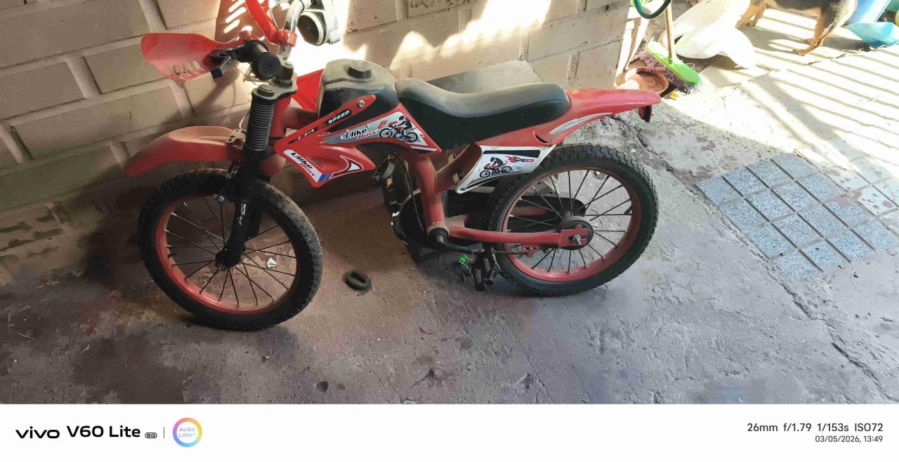 Bicicleta infantil roja Todo Terreno