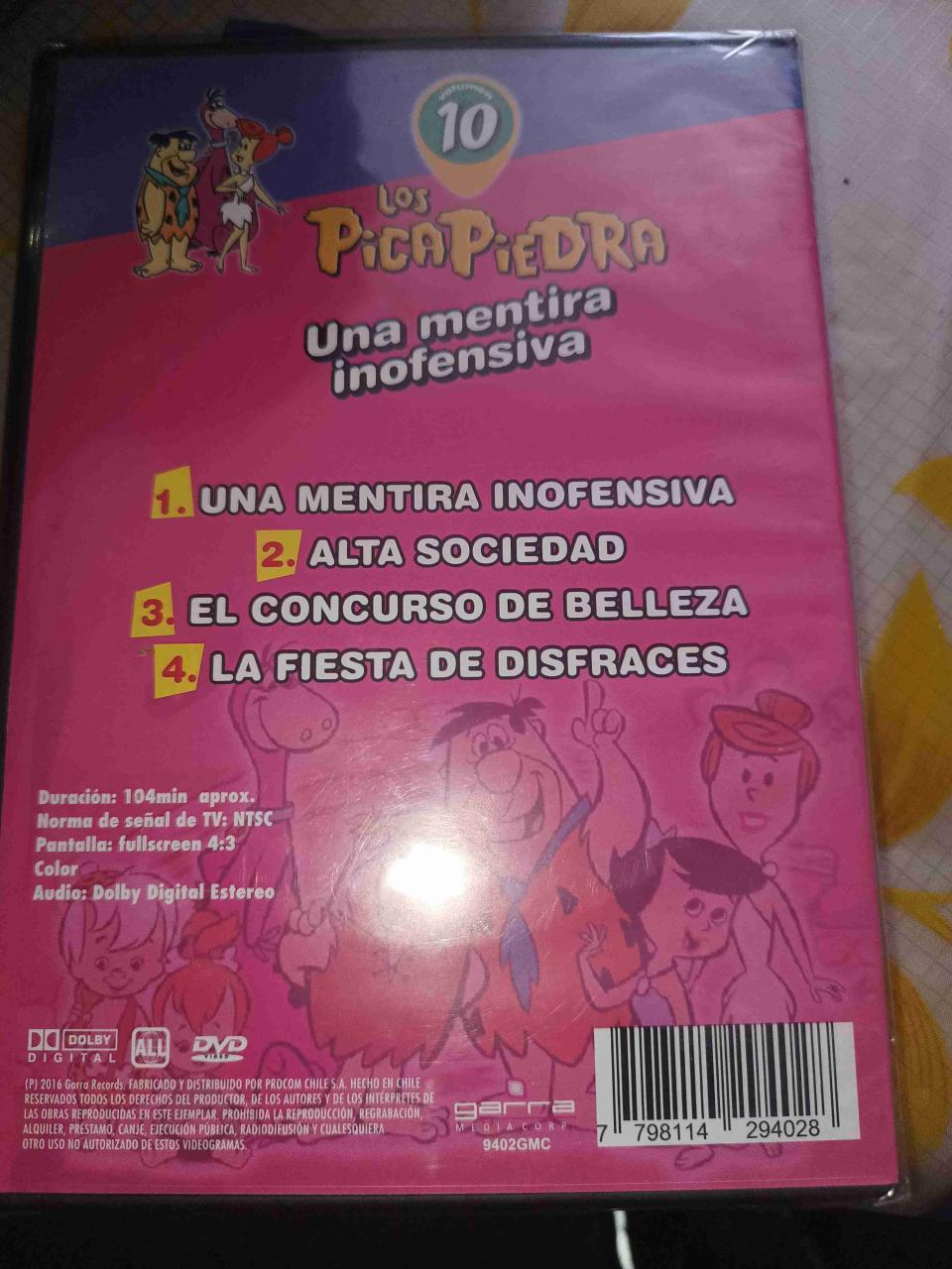 DVD Los Picapiedra Volumen 10 - miniatura 2