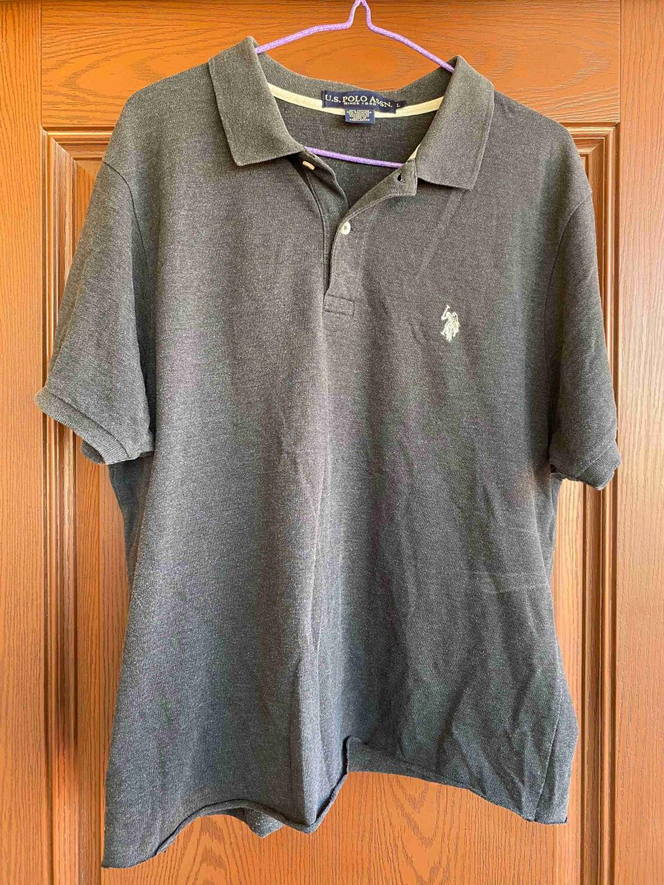 Polera polo gris U.S. Polo Assn. - miniatura 1