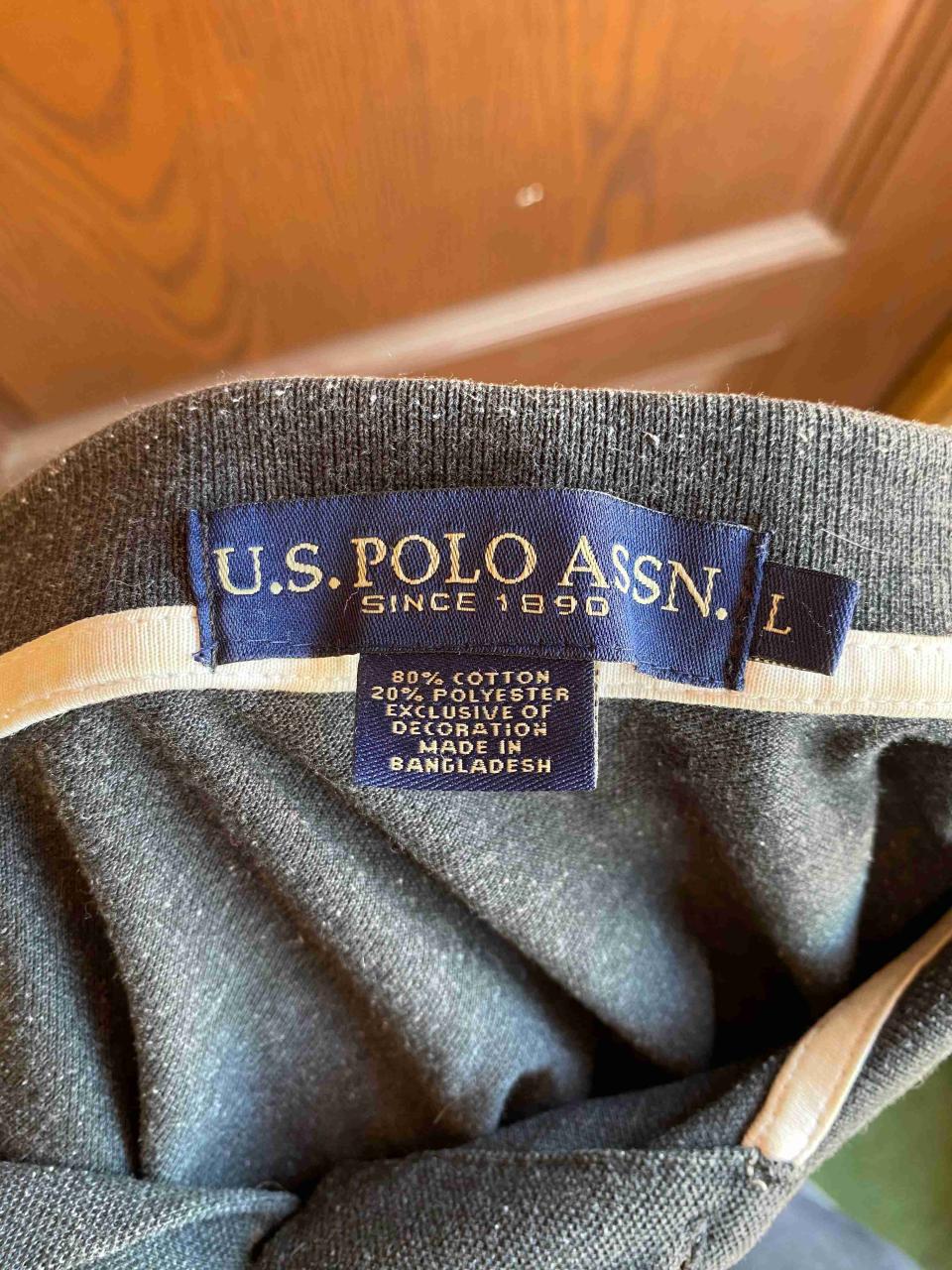 Polera polo gris U.S. Polo Assn. - miniatura 2