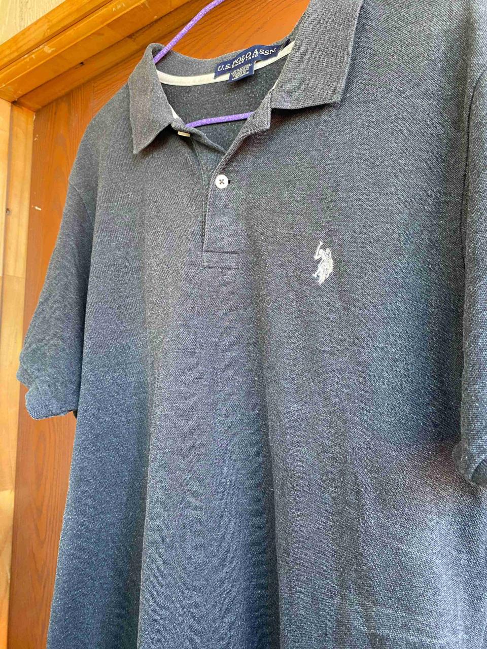Polera polo gris U.S. Polo Assn. - miniatura 3