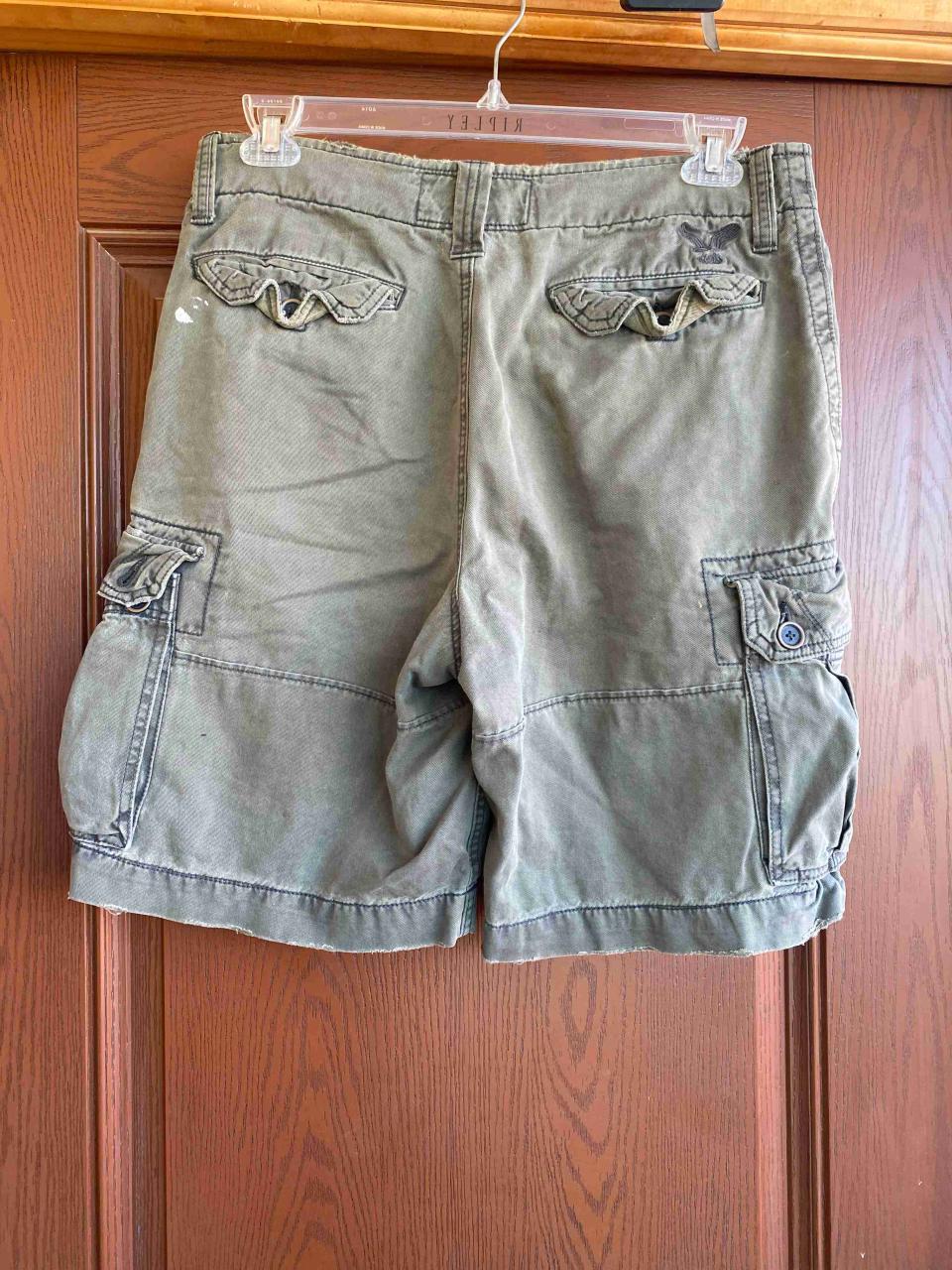 Shorts cargo verde oliva - miniatura 2