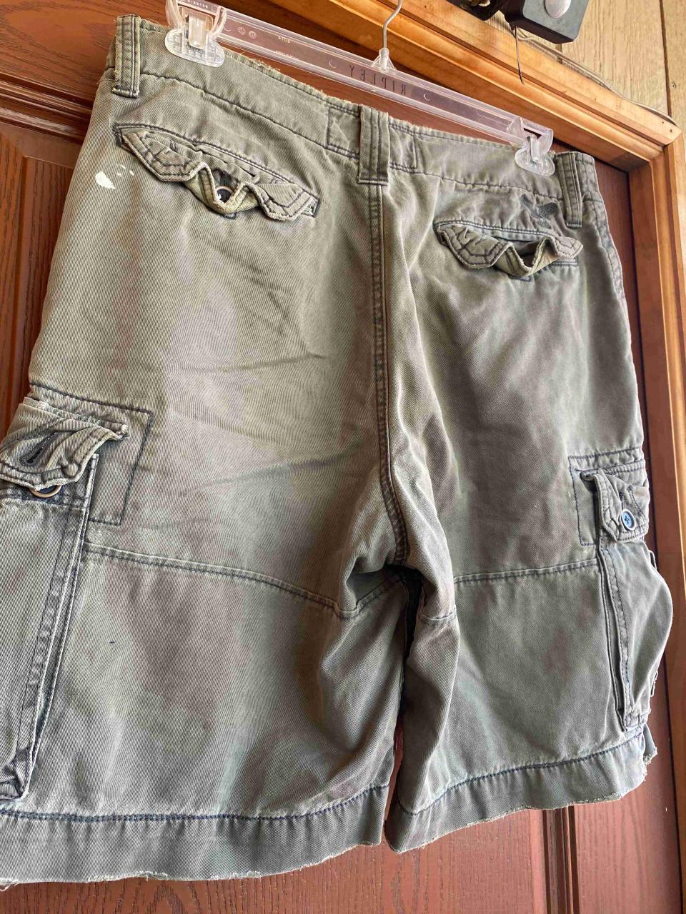 Shorts cargo verde oliva - miniatura 3