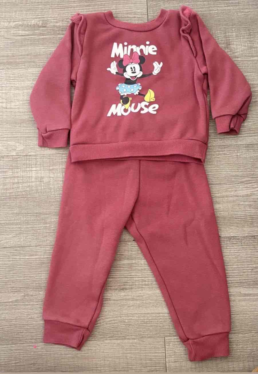 Conjunto infantil Minnie Mouse rojo