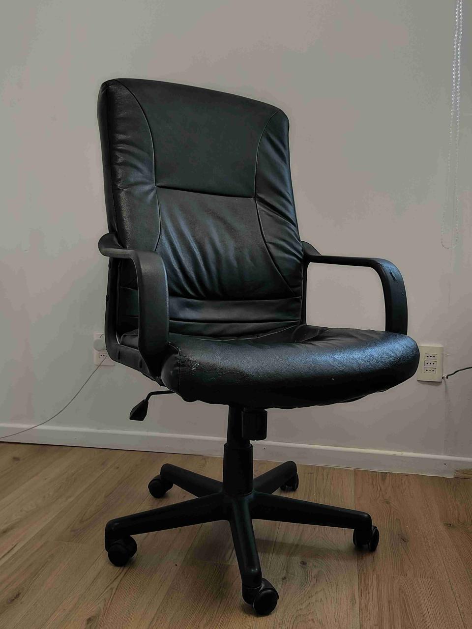 Silla de oficina ergonómica negra - miniatura 1