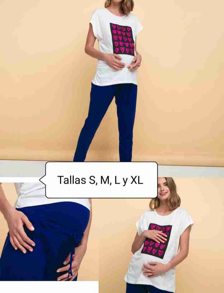 Pijama de maternidad o embarazada - miniatura 1