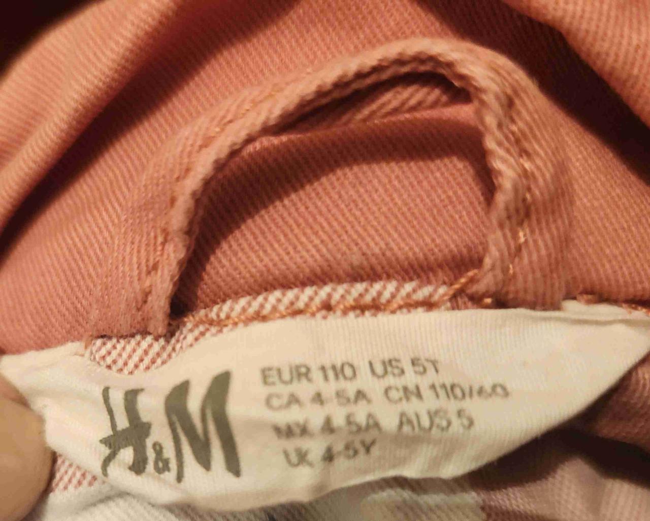 Abrigo H&M niña rosado con capucha - miniatura 3