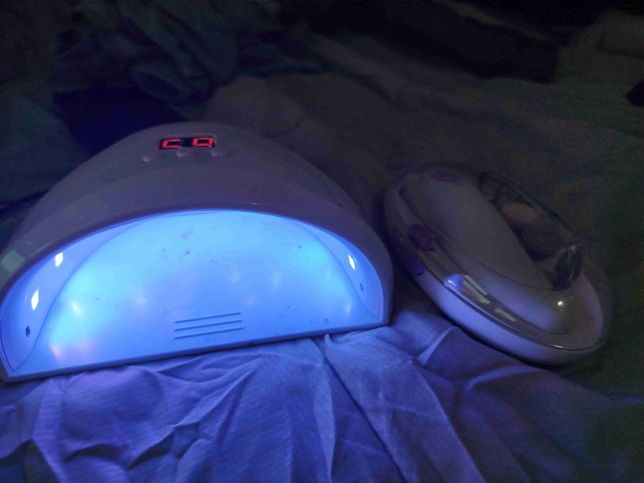 Secador de uñas LED blanco - miniatura 3