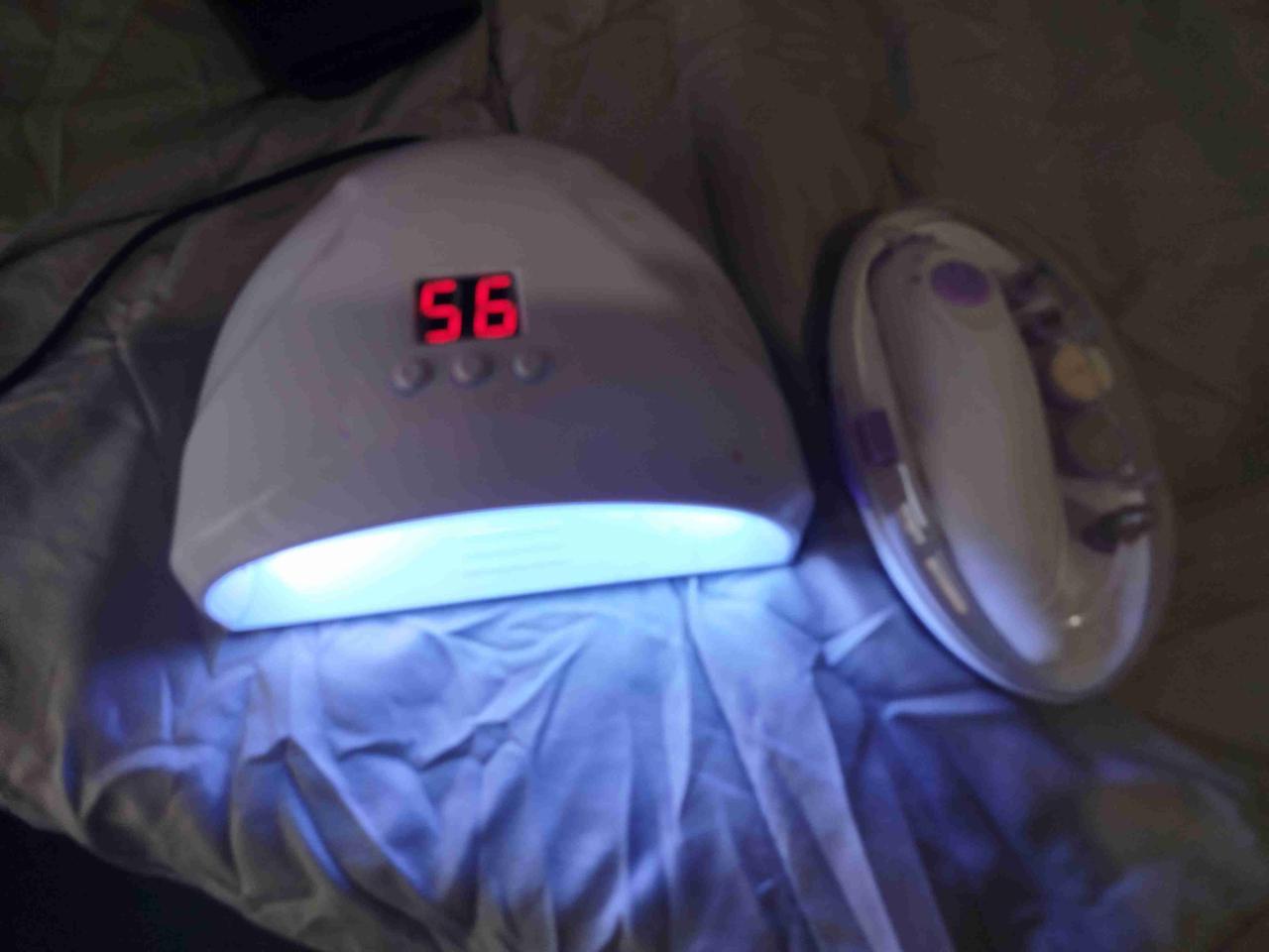 Secador de uñas LED blanco - miniatura 4