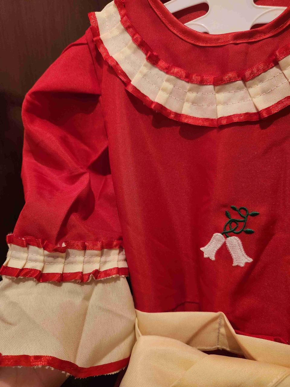 Vestido huasa niña rojo - miniatura 2