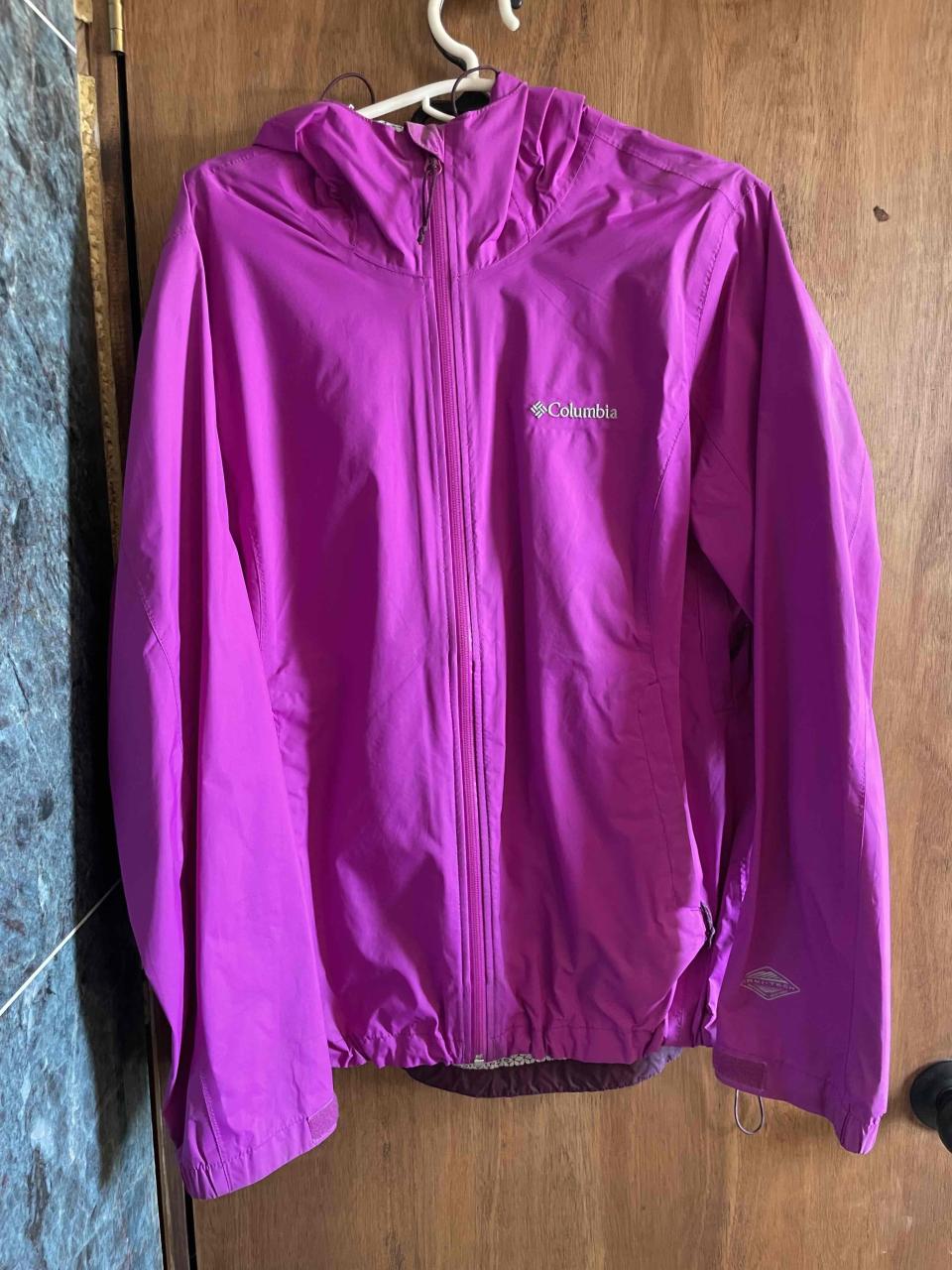 Chaqueta impermeable Columbia morada - miniatura 1
