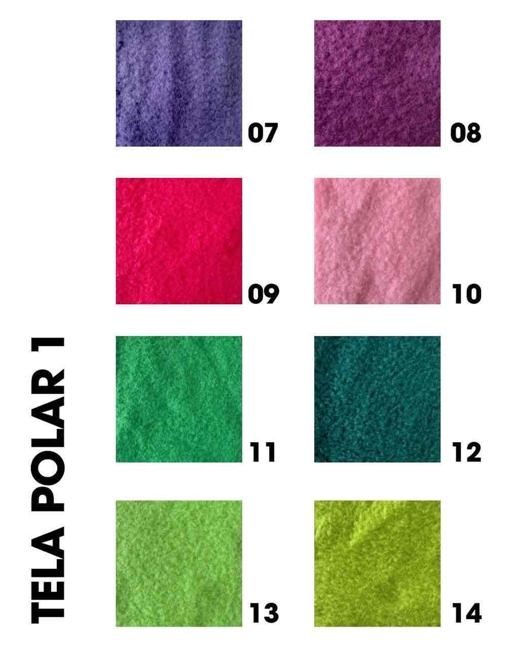 Muestras de tela polar colorida - miniatura 1