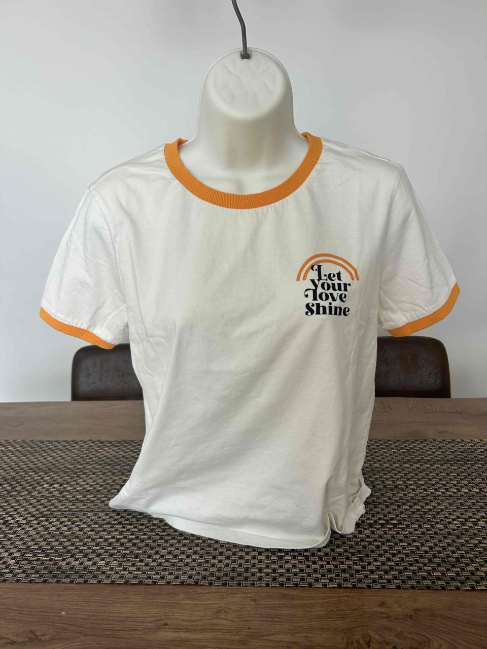 Polera blanca estampada - miniatura 1