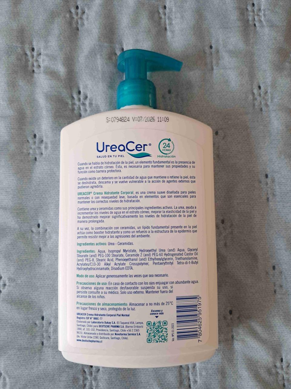 Crema Hidratante Corporal UreaCer 400 ml - miniatura 2