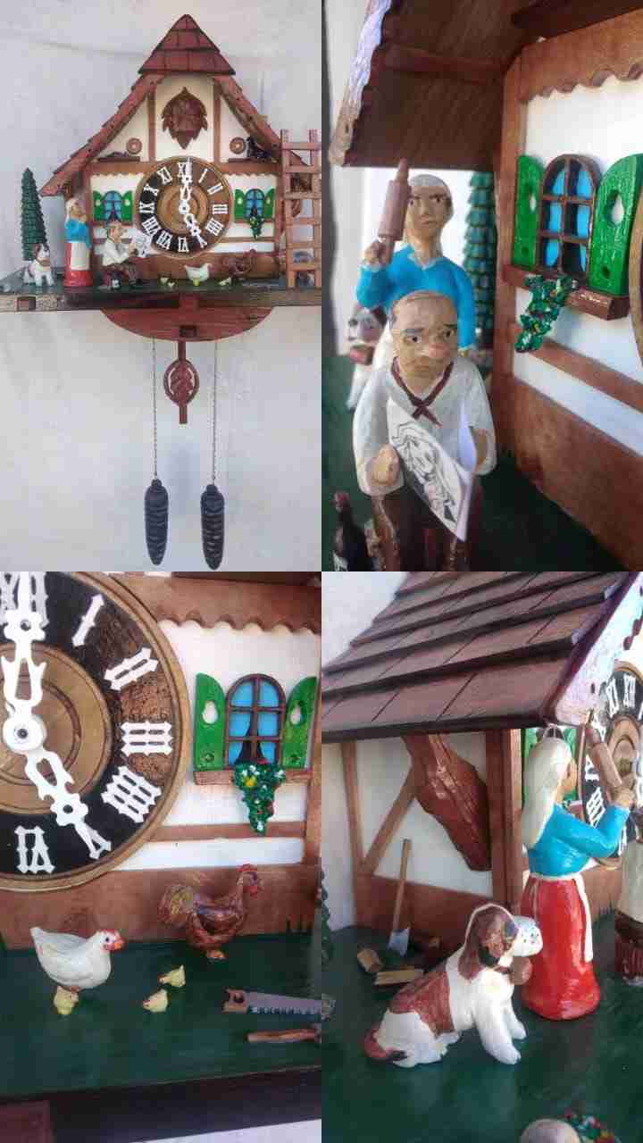 Reloj de pared cucú decorativo - miniatura 3