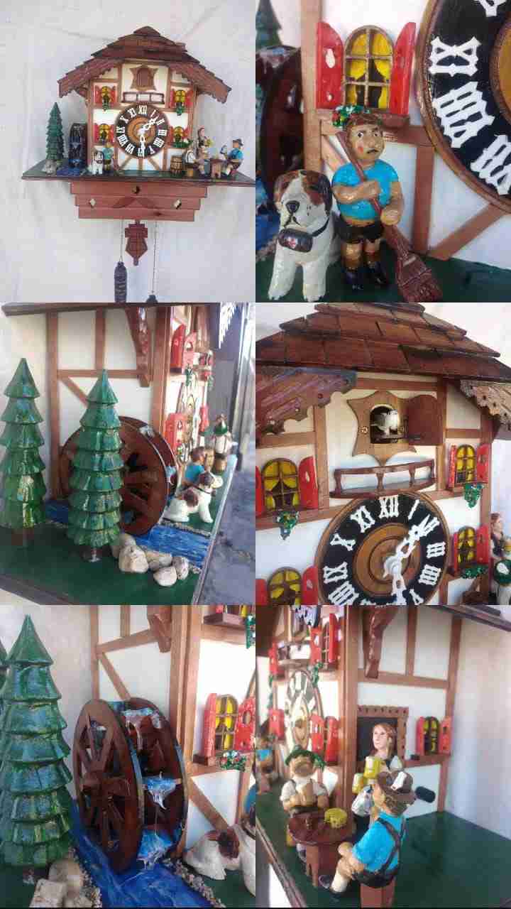 Reloj de pared cucú decorativo - miniatura 4