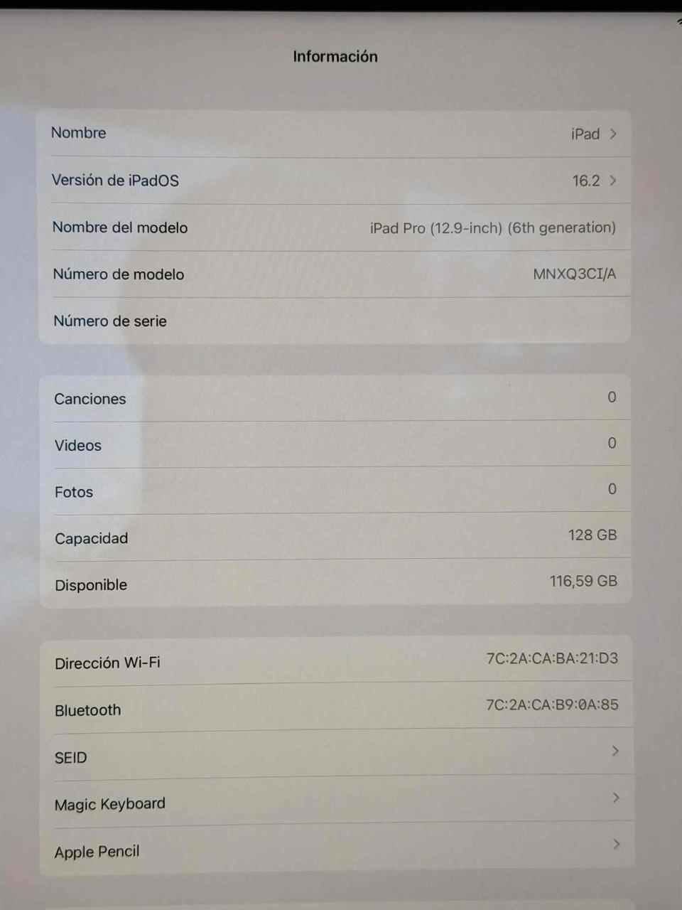 Apple iPad Pro 12.9” M2 128gb con Teclado y Lápiz - miniatura 3