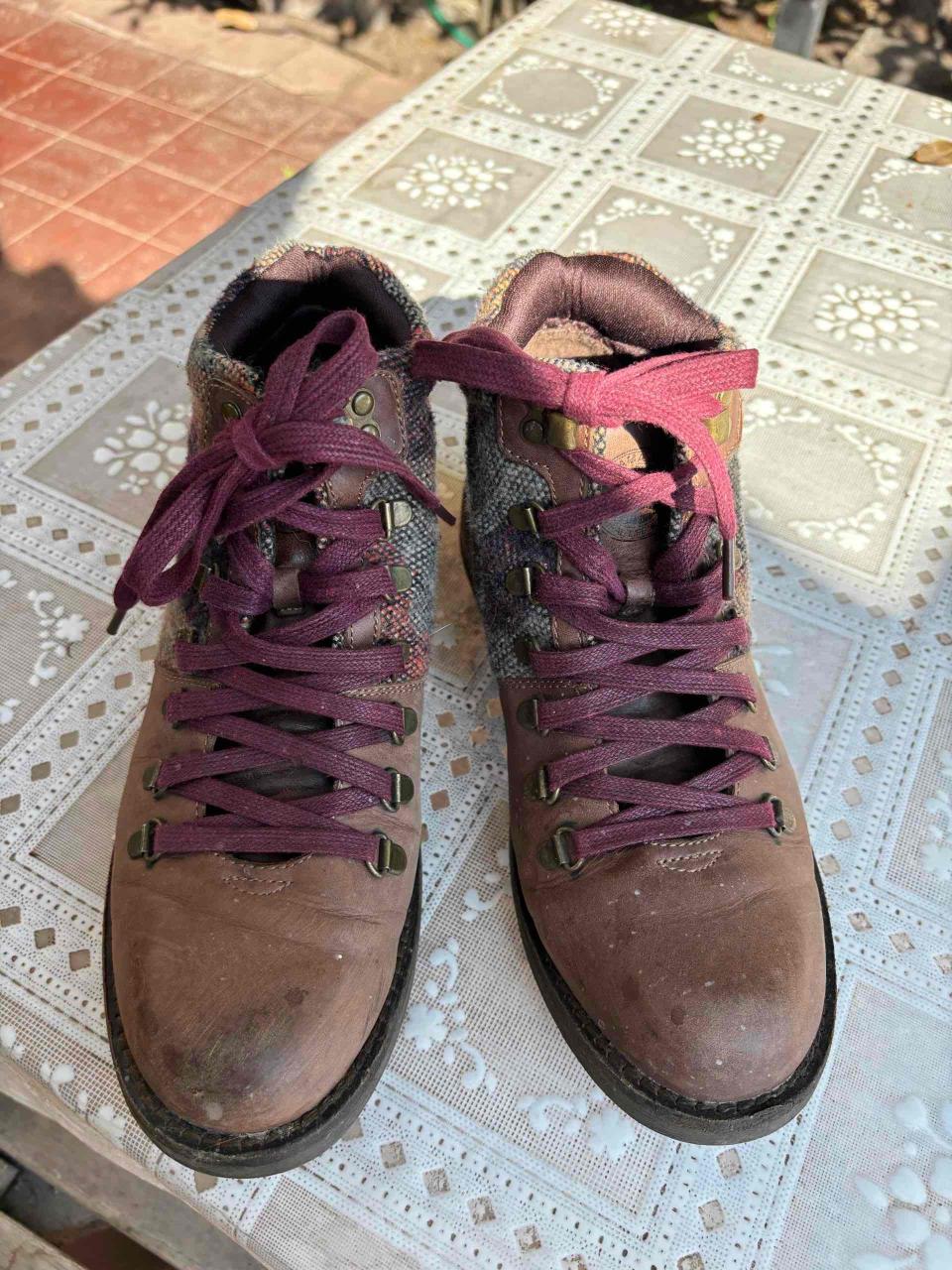 Botines de cuero burdeo - miniatura 2