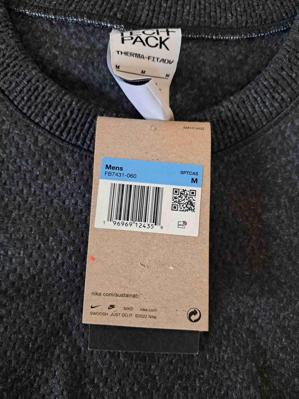 Polerón gris Nike - miniatura 3
