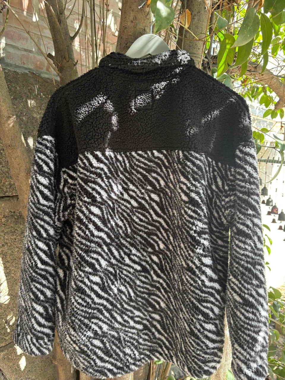 Chaqueta polar estampado cebra - miniatura 2