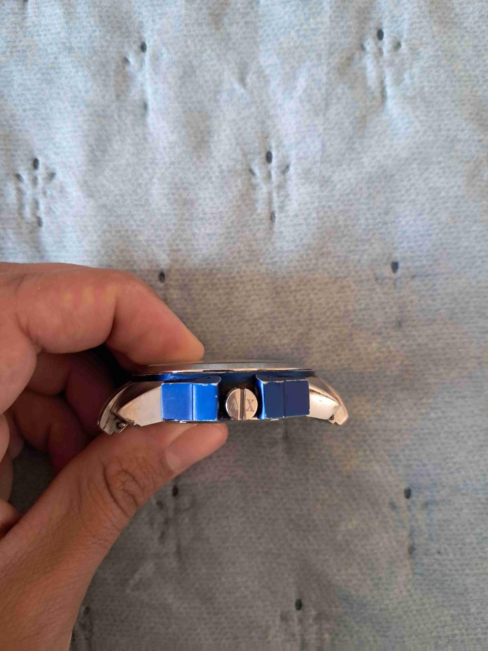 Reloj plateado A|X con cronógrafo - miniatura 4