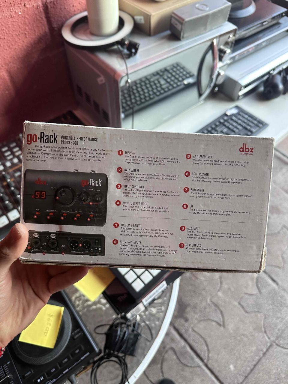 Procesador de audio dbx goRack - miniatura 5