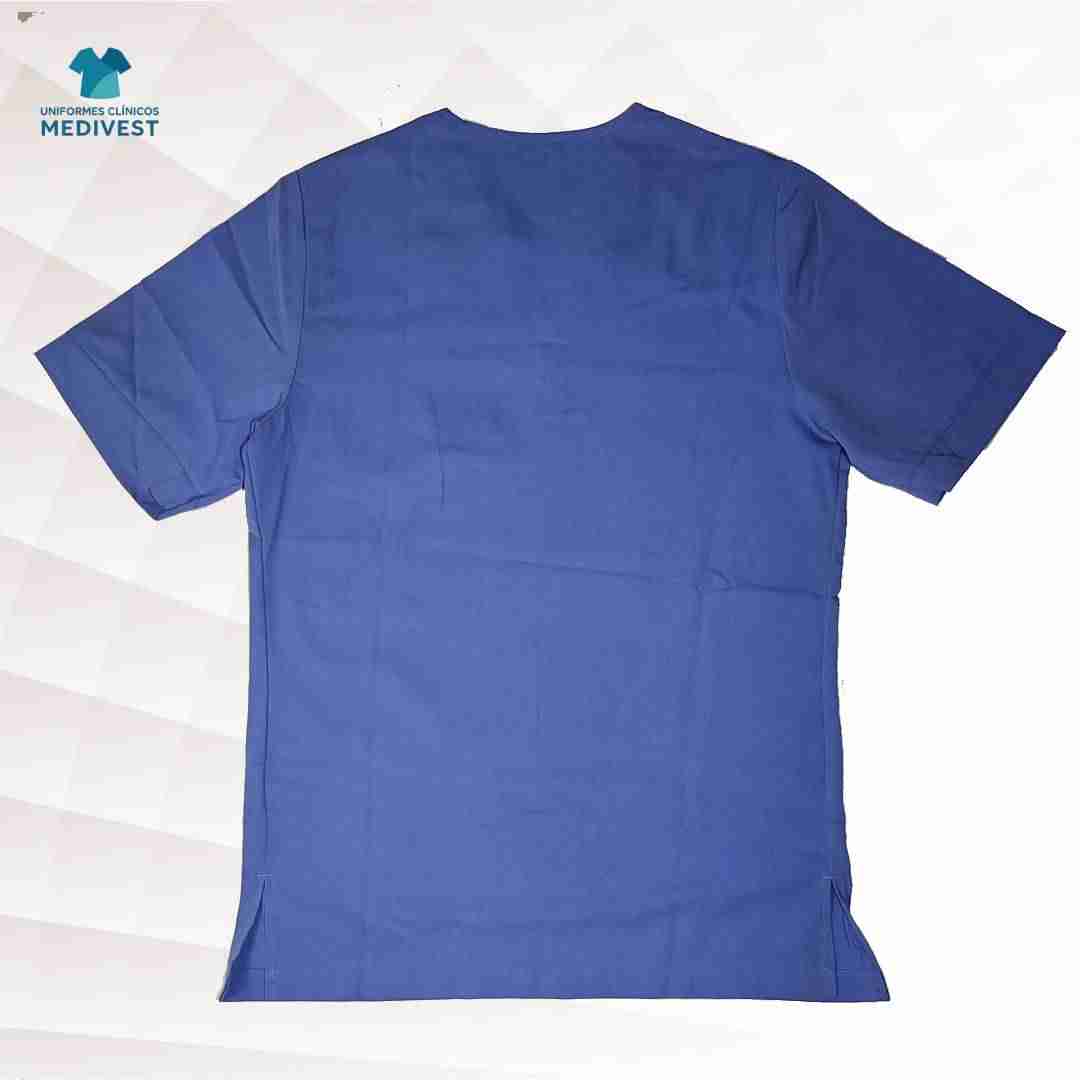Polera clínica celeste - miniatura 2