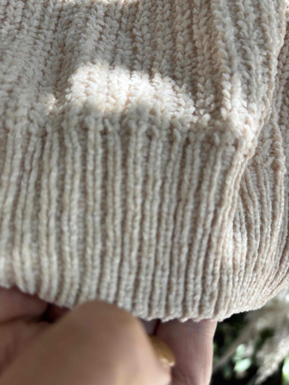 Sweater beige talla S-M - miniatura 3