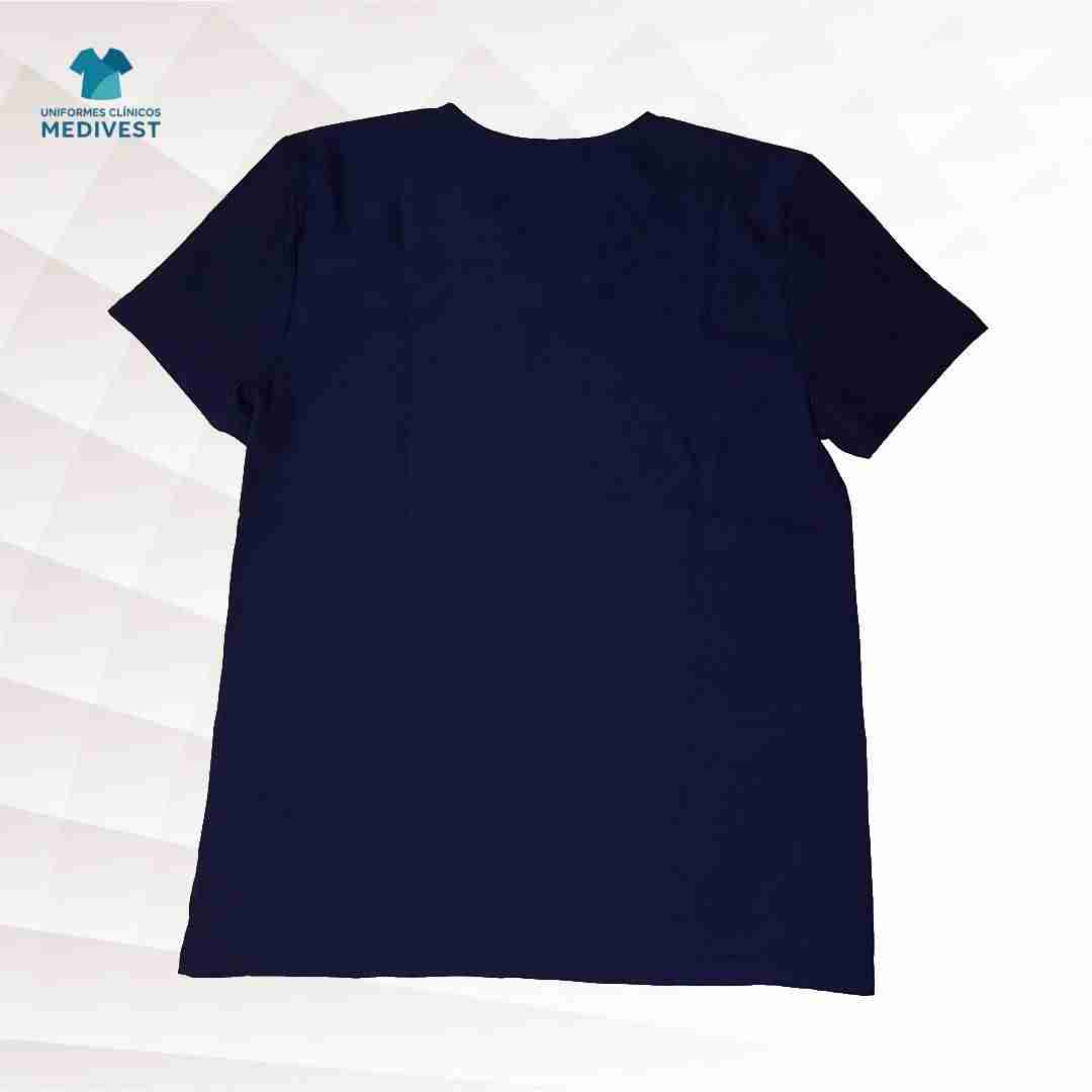 Polera clínica azul oscuro - miniatura 2