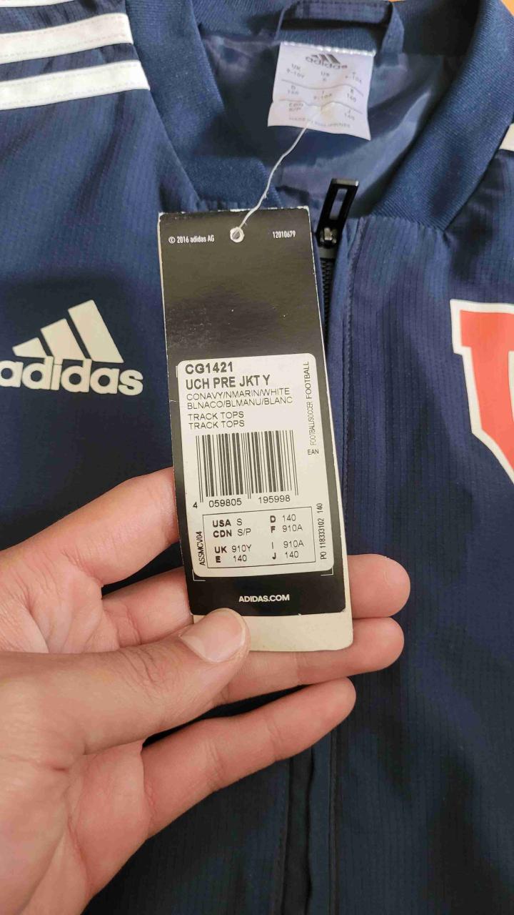 Chaqueta deportiva Adidas azul - miniatura 4