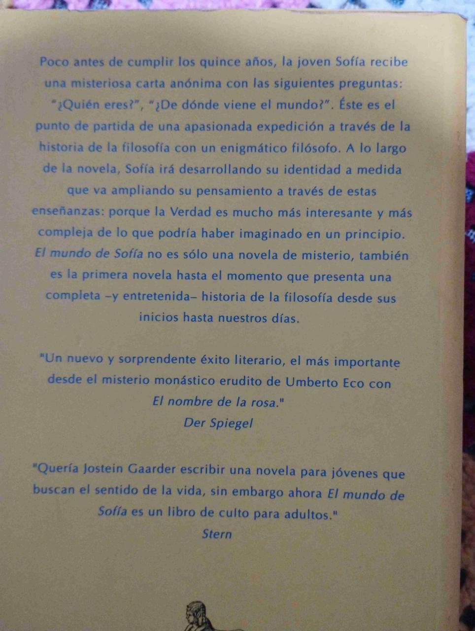 Libro El Mundo de Sofía - miniatura 2