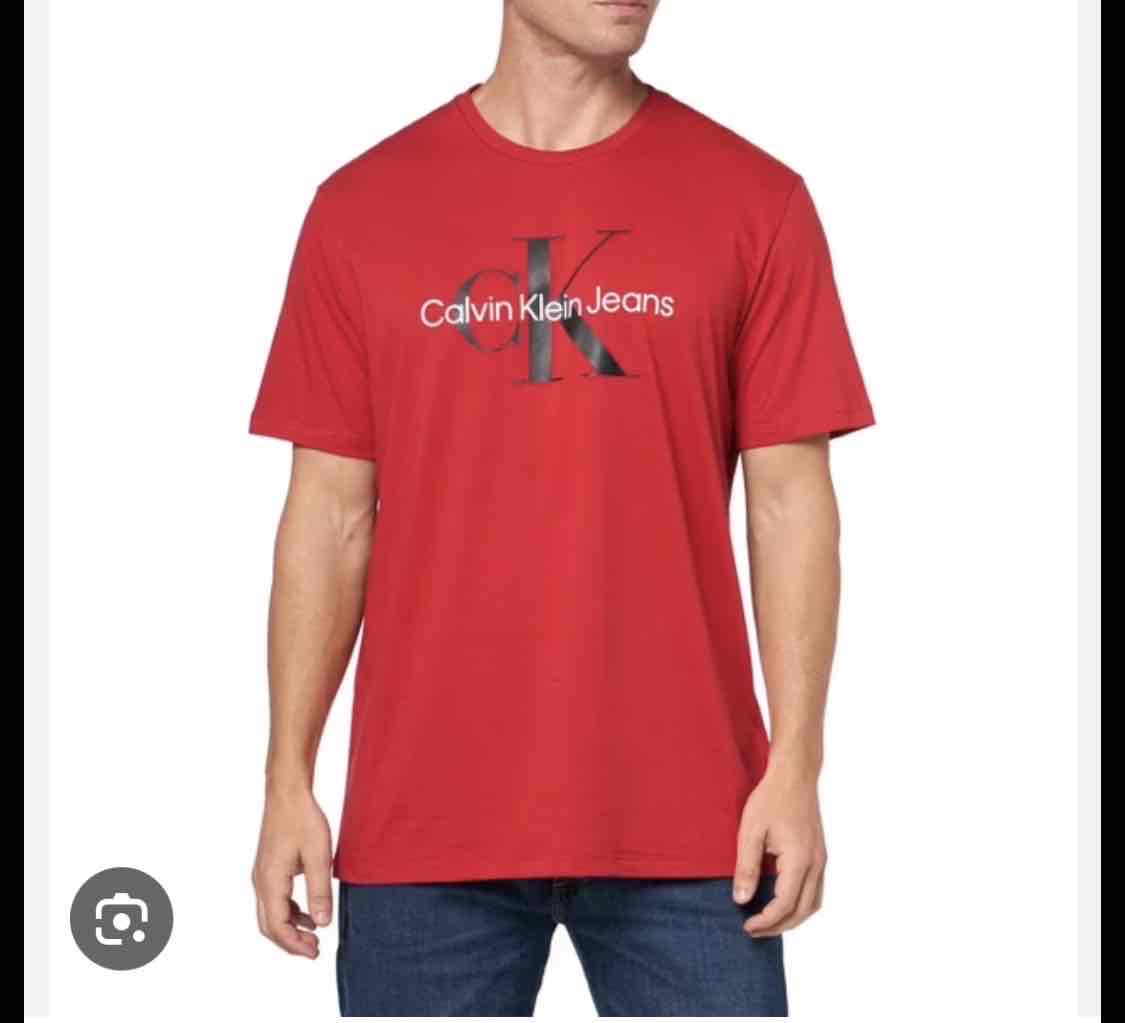 Polera roja Calvin Klein - miniatura 1