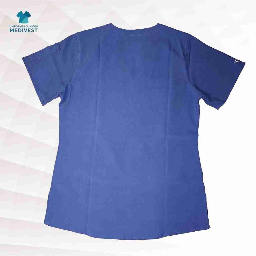 Uniforme clínico azul Medivest - miniatura 2